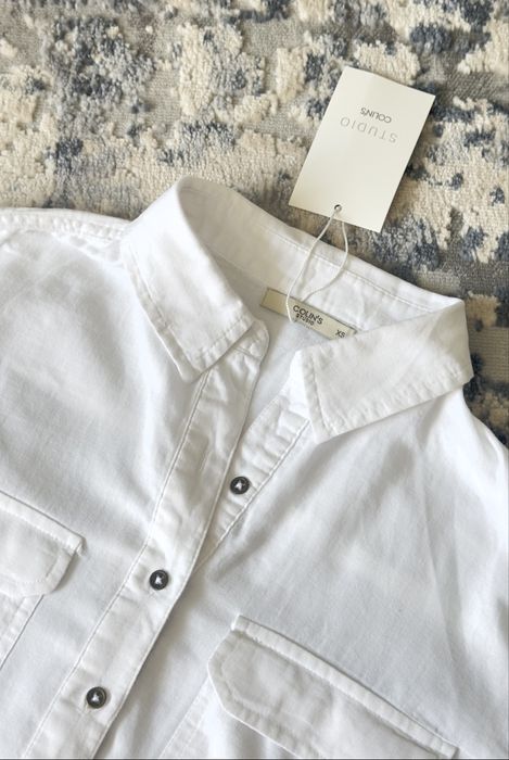 Біла бавовняна сорочка Colin’s оверсайз