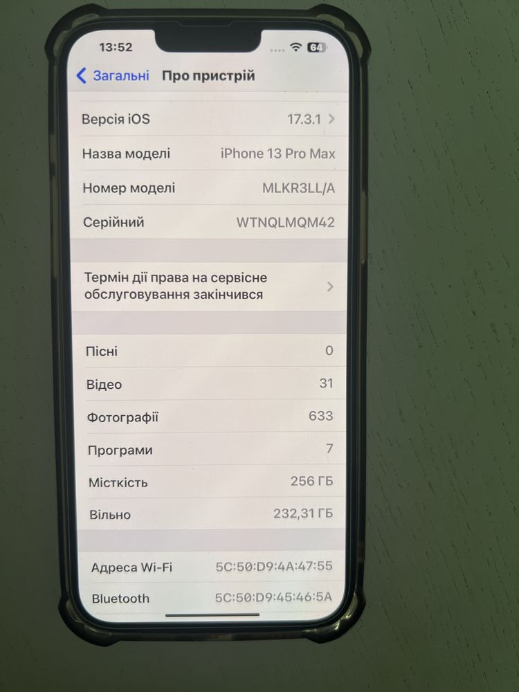 Продам IPhone 13 Pro Max, 256 гб