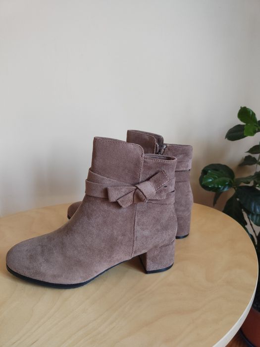 Botki damskie zamszowe r. 36