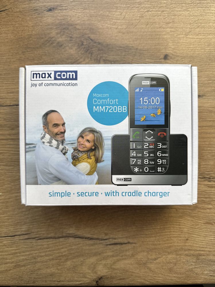 Telefon dla seniora MaxCom MM720BB