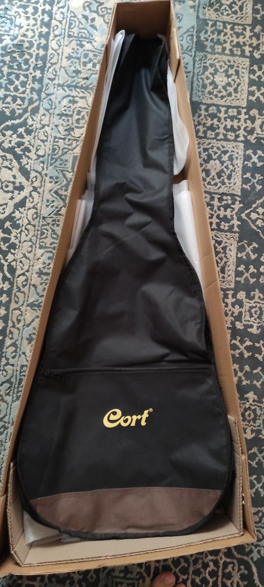 Акустическая гитара Cort Earth 60m OP (ремень, тюнер, чехол) новая
