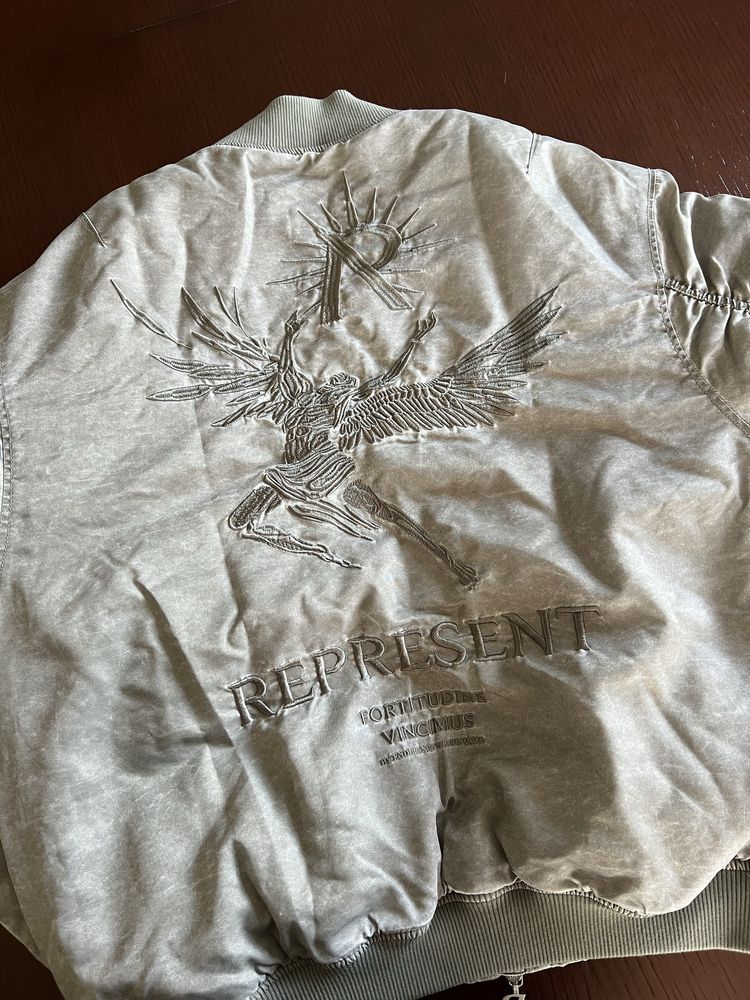 Represent Icarus Khaki Bomber Jacket (M)