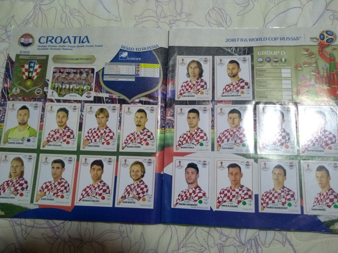 Album Panini Copa Rússia 2018