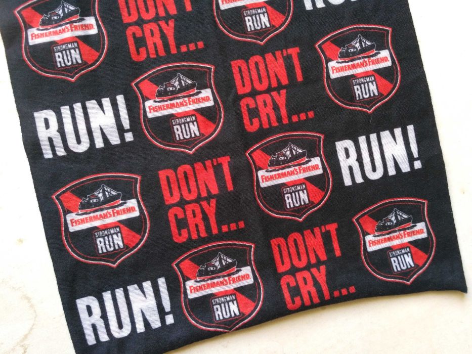 Баф DONT CRY... RUN! black Buff бандана  балаклава