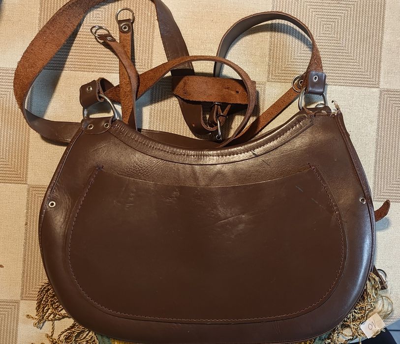 Torba myśliwska skórzana