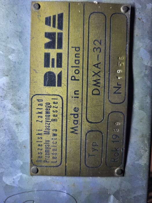 Pila stołowa,  trajzega , krajzega - REMA - DMXA-32 silnik 400V 1,5 kW