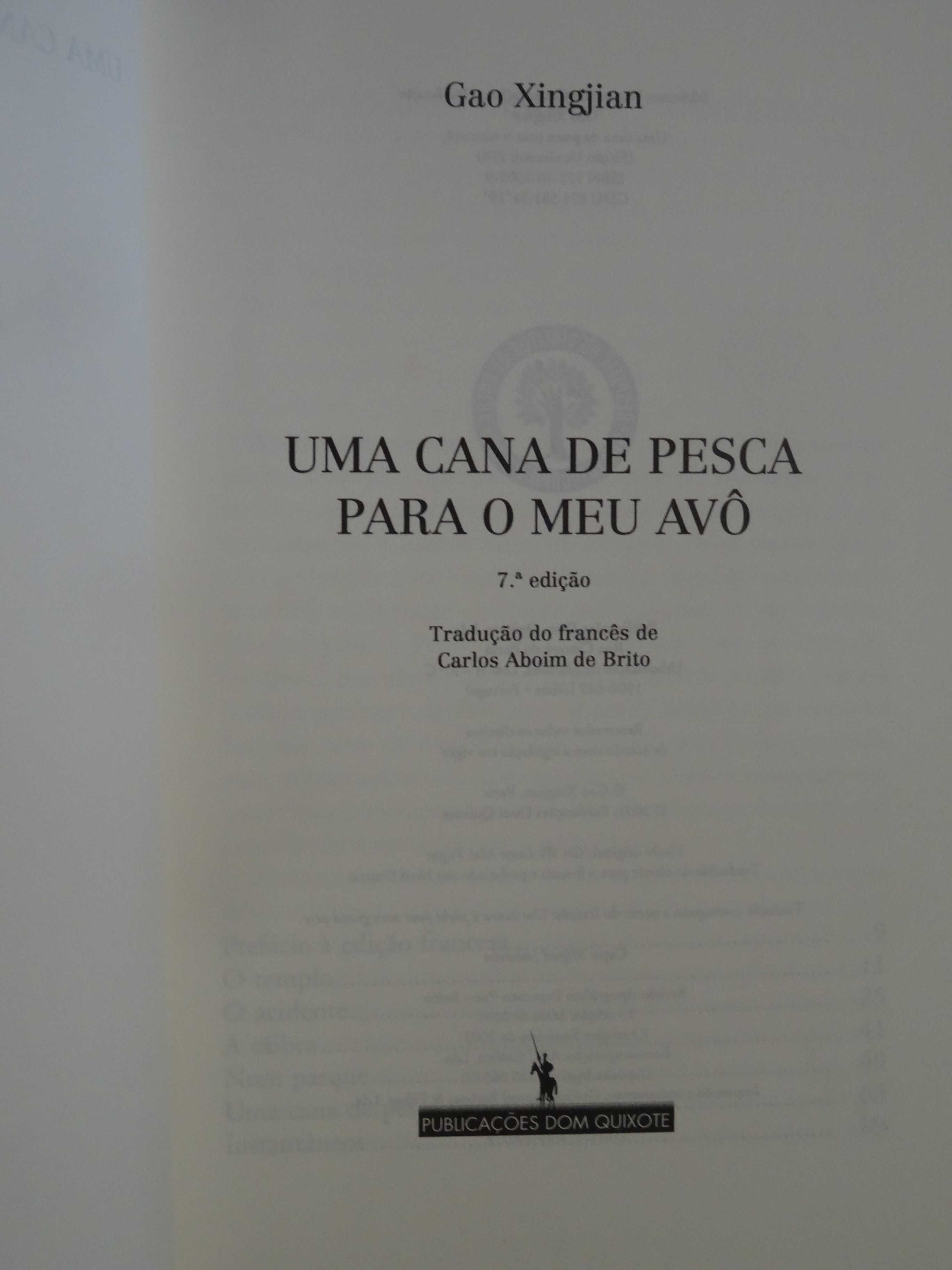 Uma Cana de Pesca para o Meu Avô de Gao Xingjian