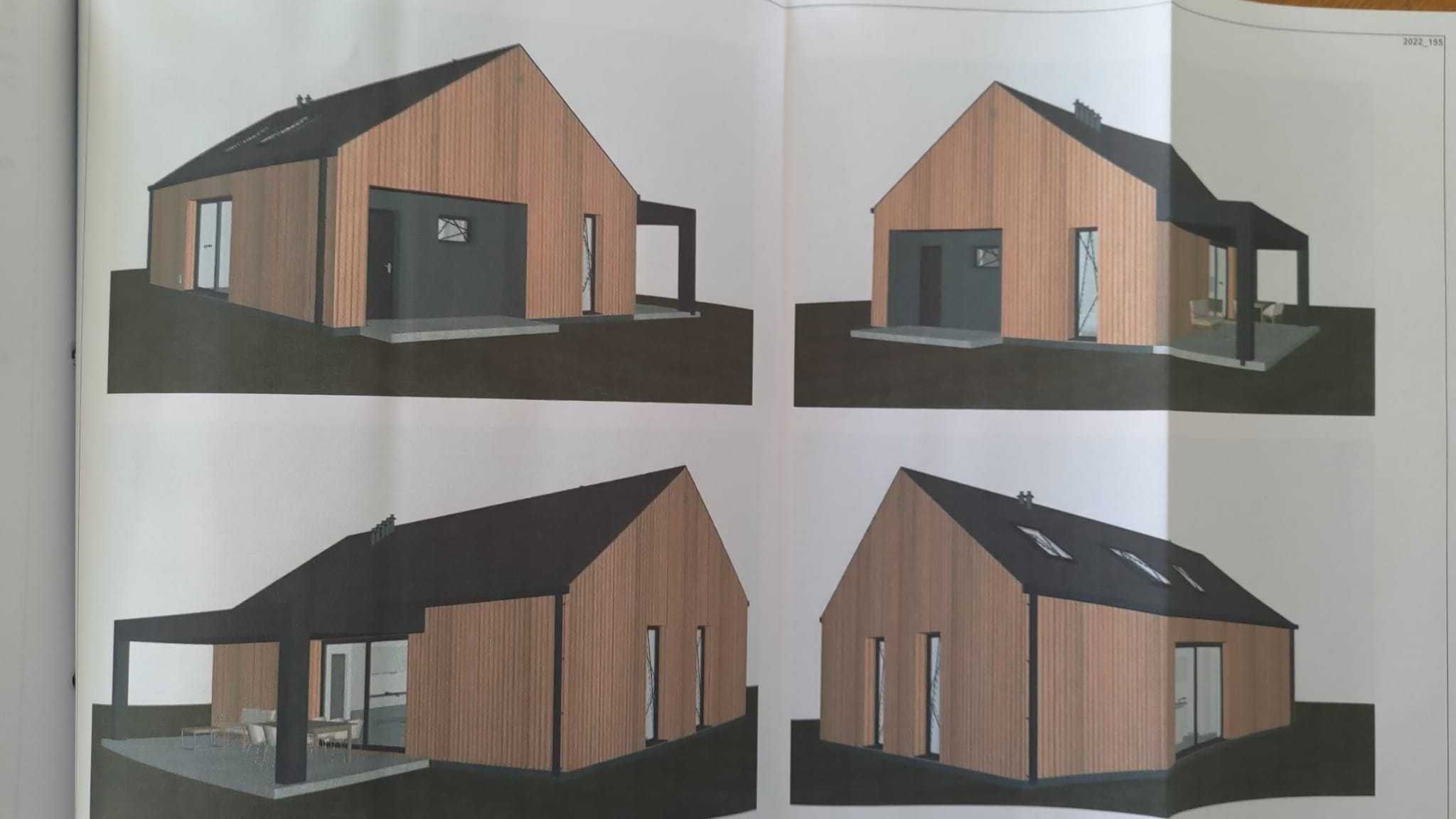 działka rolno-budowlana z projektem i pozwoleniem na budowę