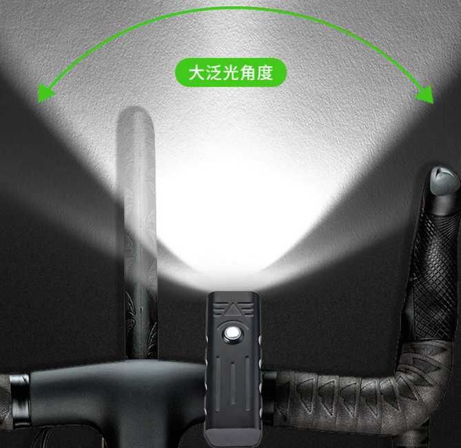 Вело фара 5 LED T6 встроенный аккумулятор 10000 Ма повербанк