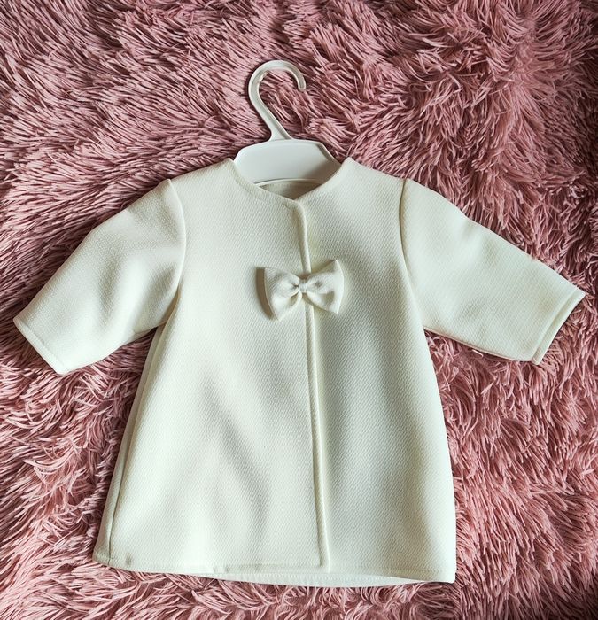 Śliczny płaszczyk do Chrztu rozmiar 62