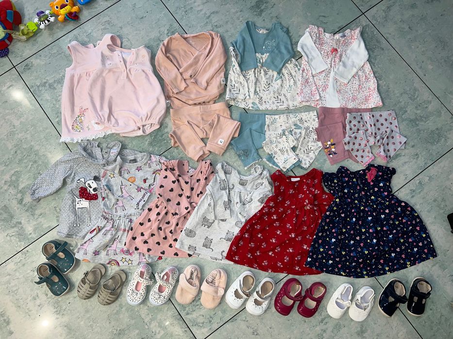 Летнее платье сандали 62-68 сарафан босоножки 3-6 next clarks 18-20