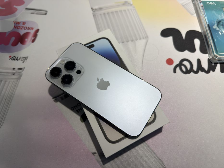 Apple iPhone 14 Pro 256GB perfekcyjny stan komplet OKSIKOM Tecza