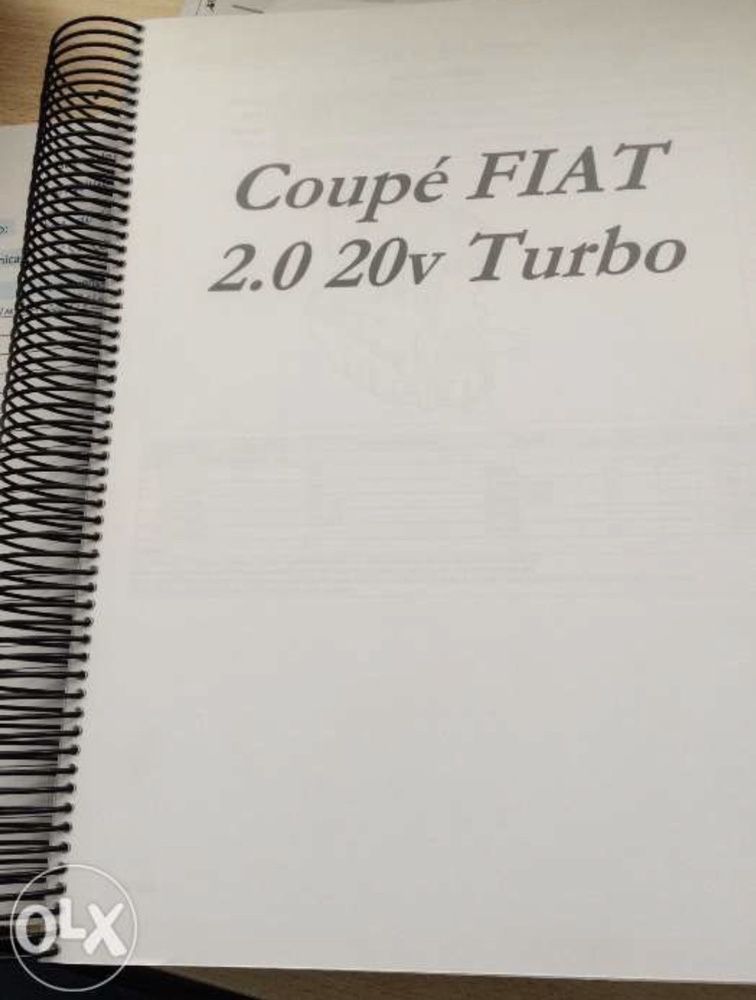Manual de peças Fiat Coupe 20v Turbo