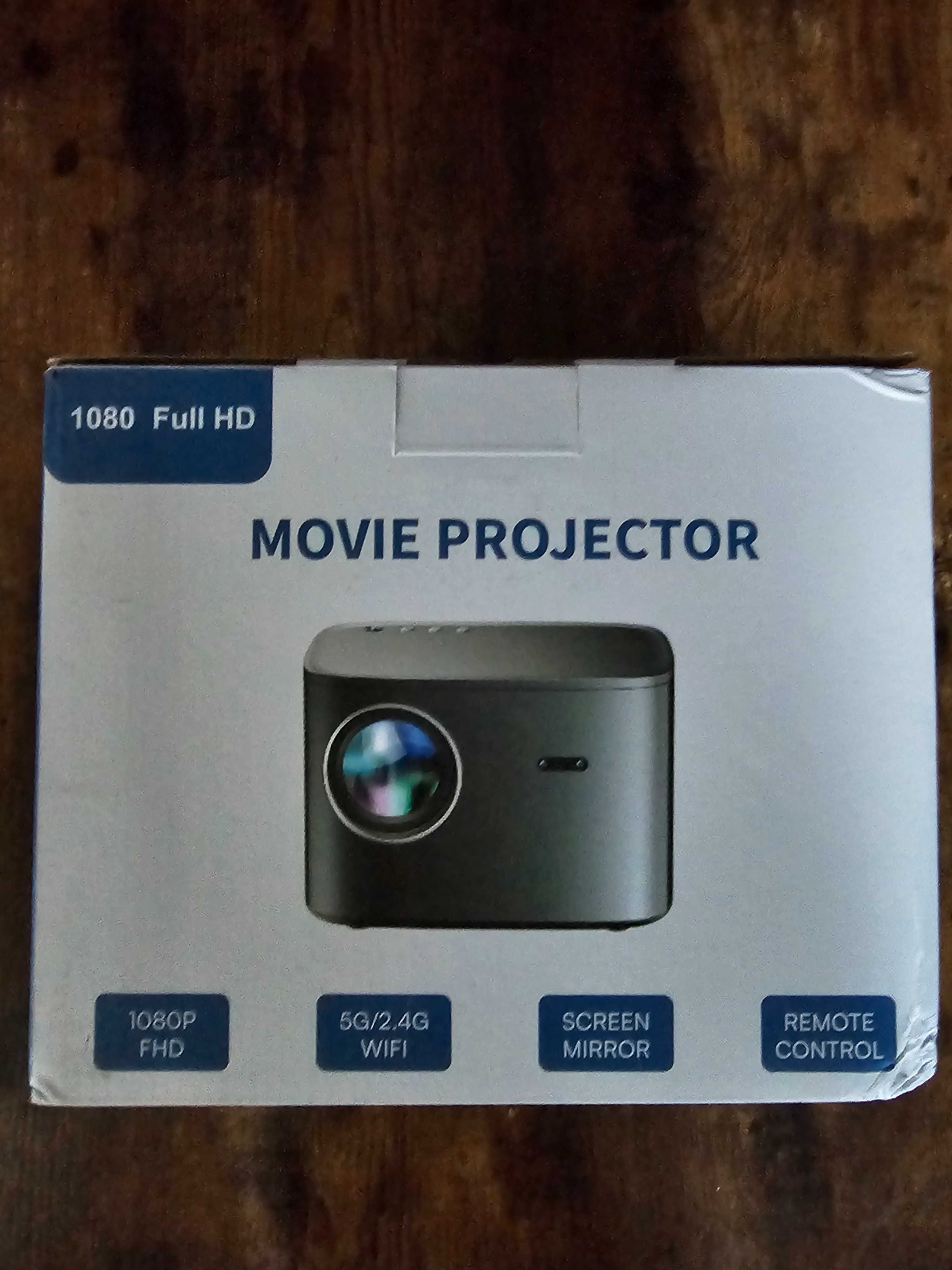Auto Focus/Keystone] Projektor Groview z WiFi i Bluetooth,