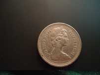 монета One pound DG-REG-FD 1984г