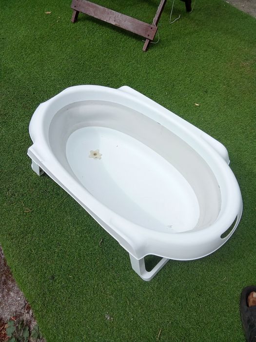 Banheira de bebe dobrável bom para viagem