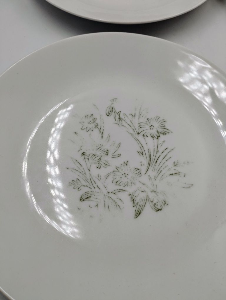Serwis porcelanowy Schrinding porcelana kwiaty retro PRL design zestaw