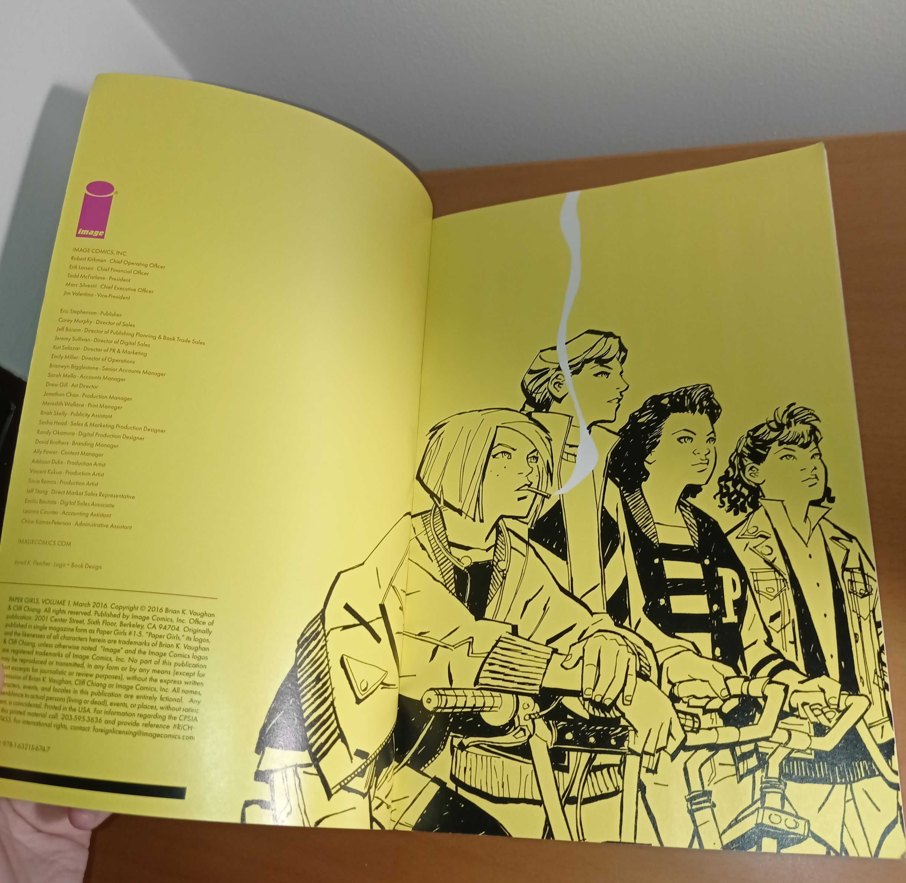 Paper Girls volume 1 de Brian K. Vaughan (portes incluídos)