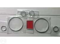 Aros / aneis quadrante cromados para audi a4 (b5) e a6 (4b)