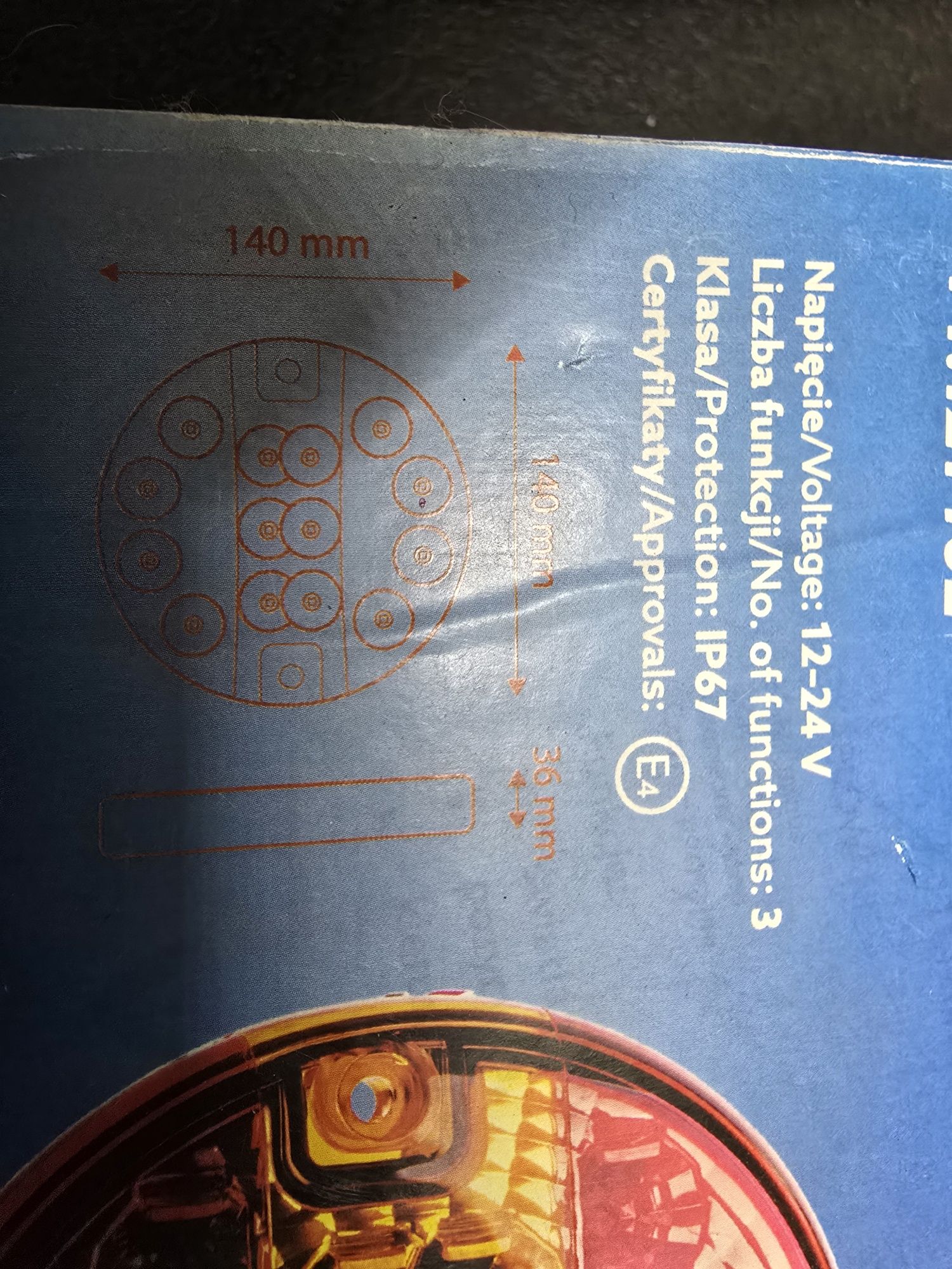 Lampy ledowe 12-24v  2szt przyczepa przyczepka ciężarówka