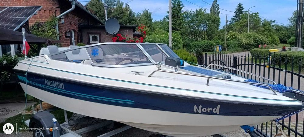 Łódź Motorowa Fletcher Arrow Sport 16   Mercury 90KM + Przyczepa