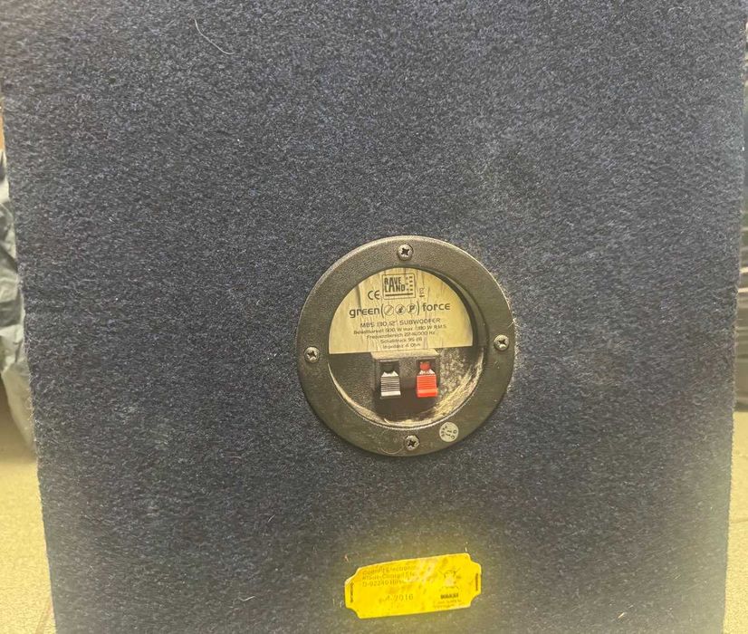 Tuba subwoofer + 2 wmacniacze