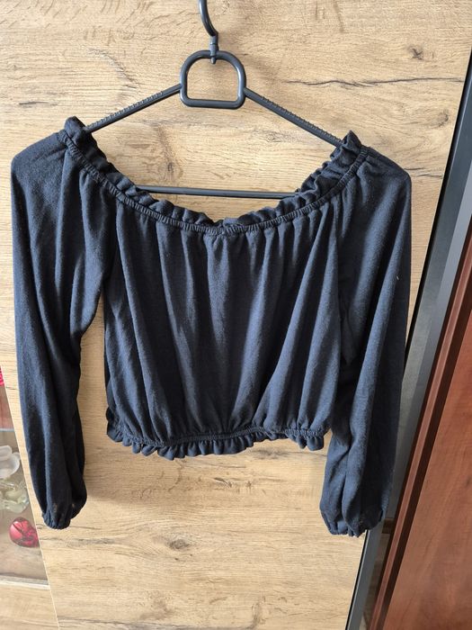 Bluzka, hiszpanka, bluzka z odkrytymi ramionami, crop top