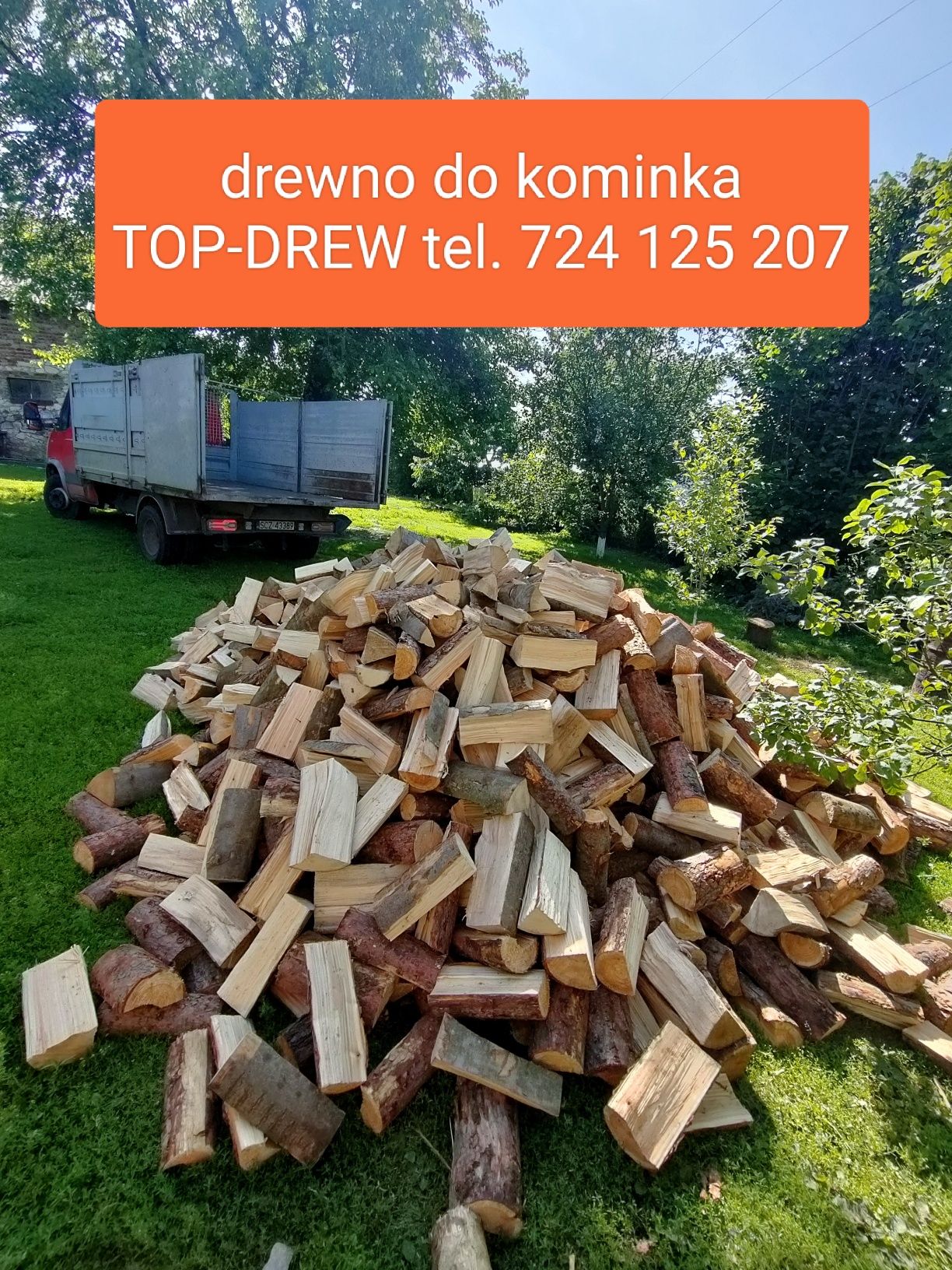Olkusz drewno kominkowe opałowe