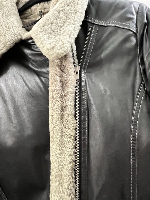 Натуральна дублянка, модель авіатор (пілот)