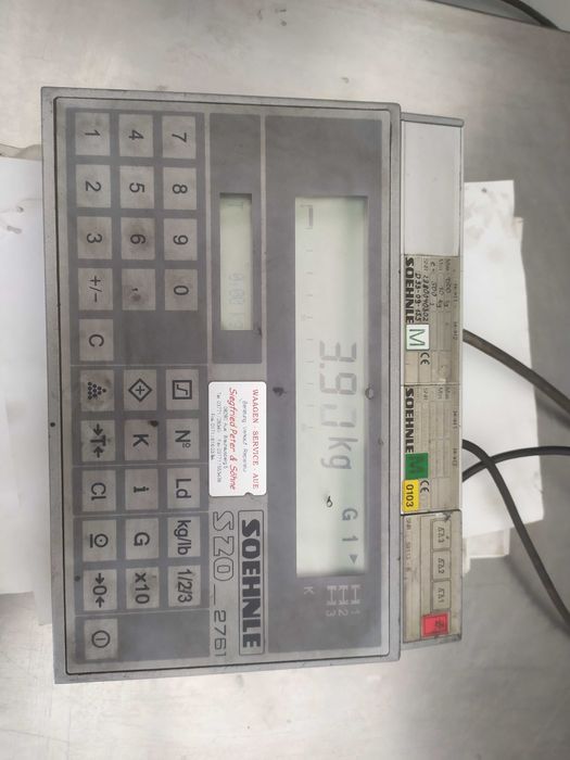 Waga platforma, 1500 kg + mała 60kg Soehnle S20 2761