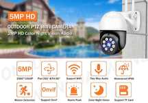 Câmera Vídeo Vigilância WIFI 5MP • Rotativa Exterior • Auto Tracking
