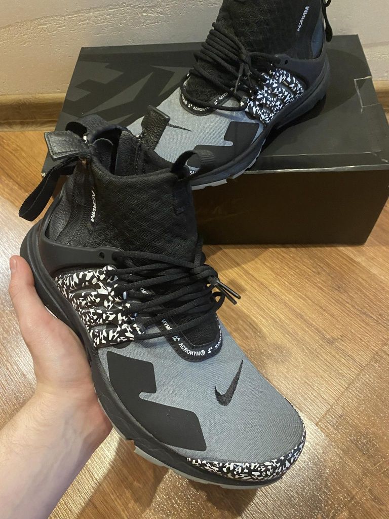 Nike x Acronym Air Presto Mid Cool Gray EUR41