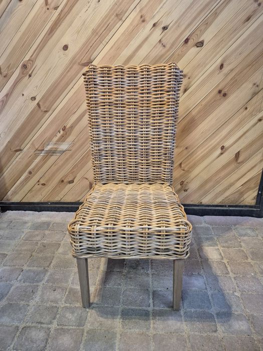 4szt Krzesło rattanowe naturalne | Ogród | Weranda | Restauracja