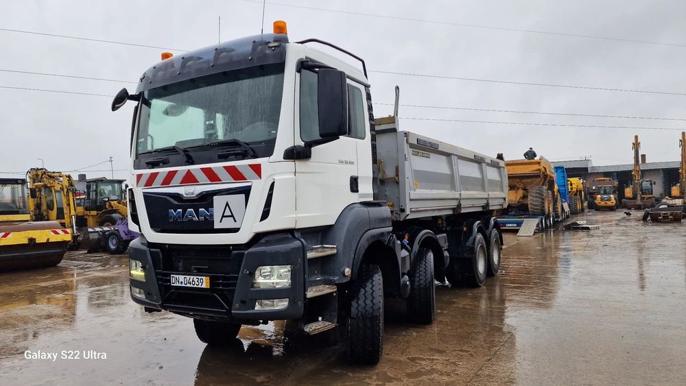 MAN TGS 35.500 bordmatik 8X8(8X6 6X6 6X4)  Wywrotki rożnego typu i modelu waldput.com