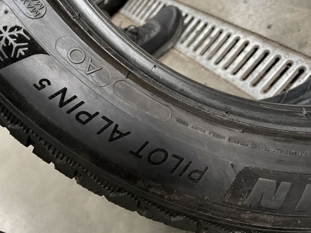 2x opony 225/55/18 michelin pilot alpin 5 zimowe 2023 rok