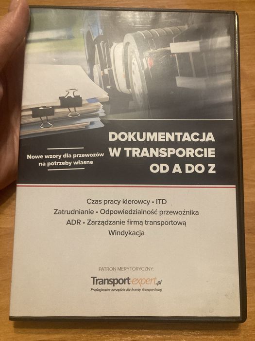 Dokumentacja w transporcie od A do Z płyta CD