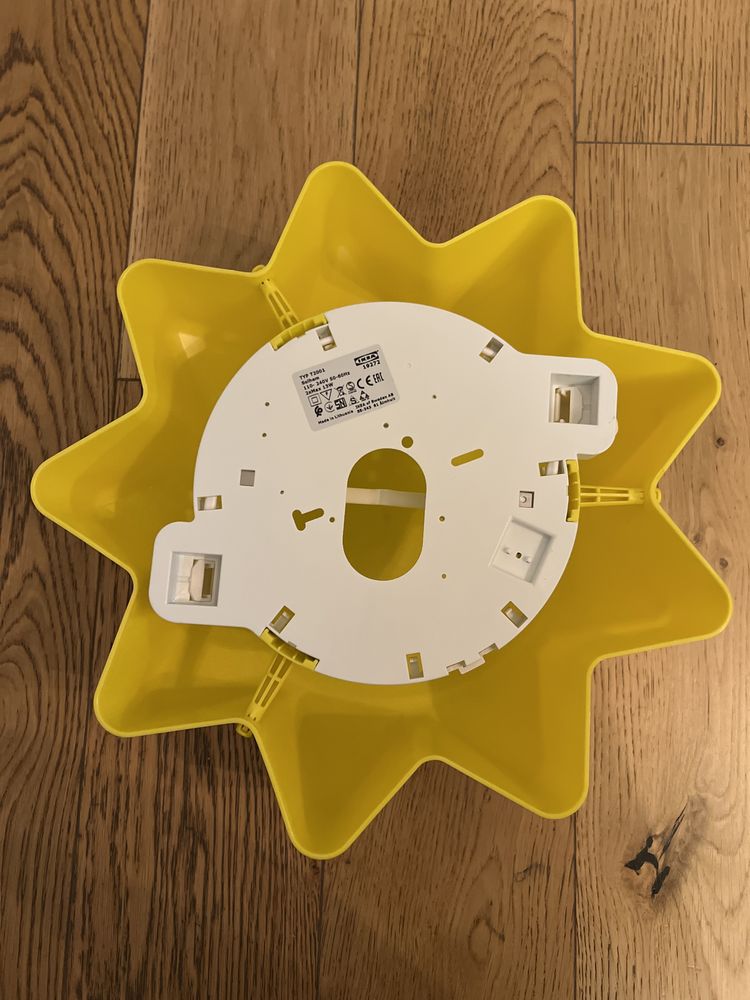 IKEA SOLHEM - lampa sufitowa słońce dla dzieci