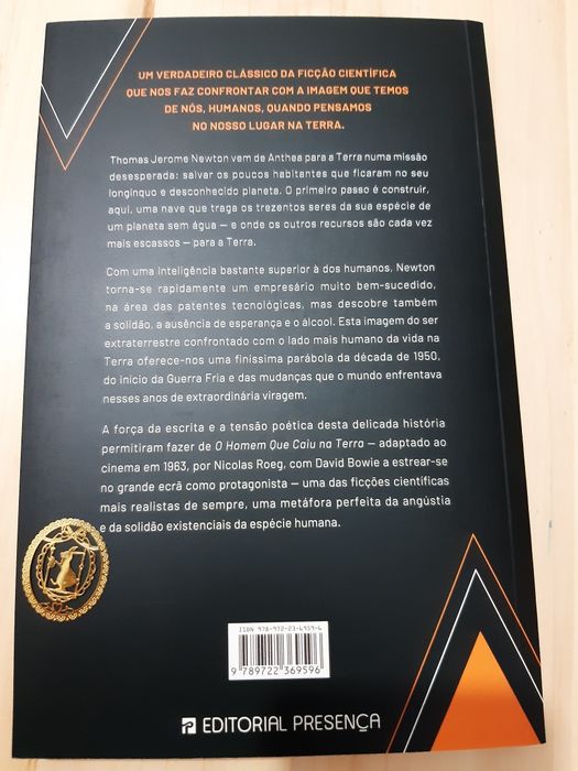 "O Homem Que Caiu na Terra" de Walter Tevis