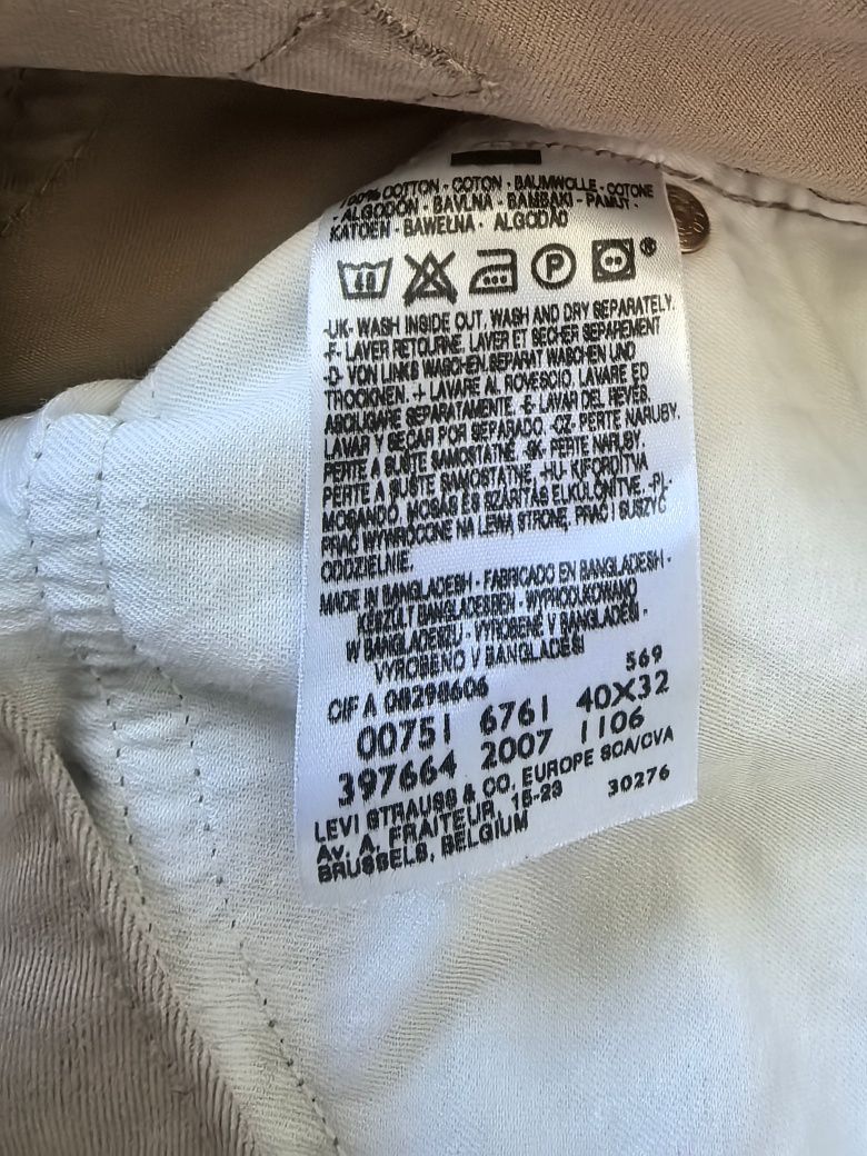 Spodnie Męskie Chinosy Levis Strauss & Co r.W40 L 32