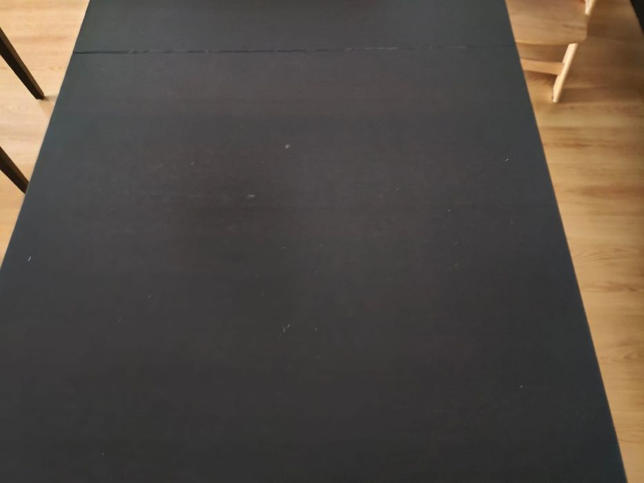 Mesa extensivel preta strandtorp IKEA