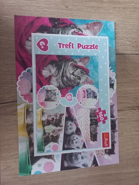 Puzzle Trefl 160 elementów kotki