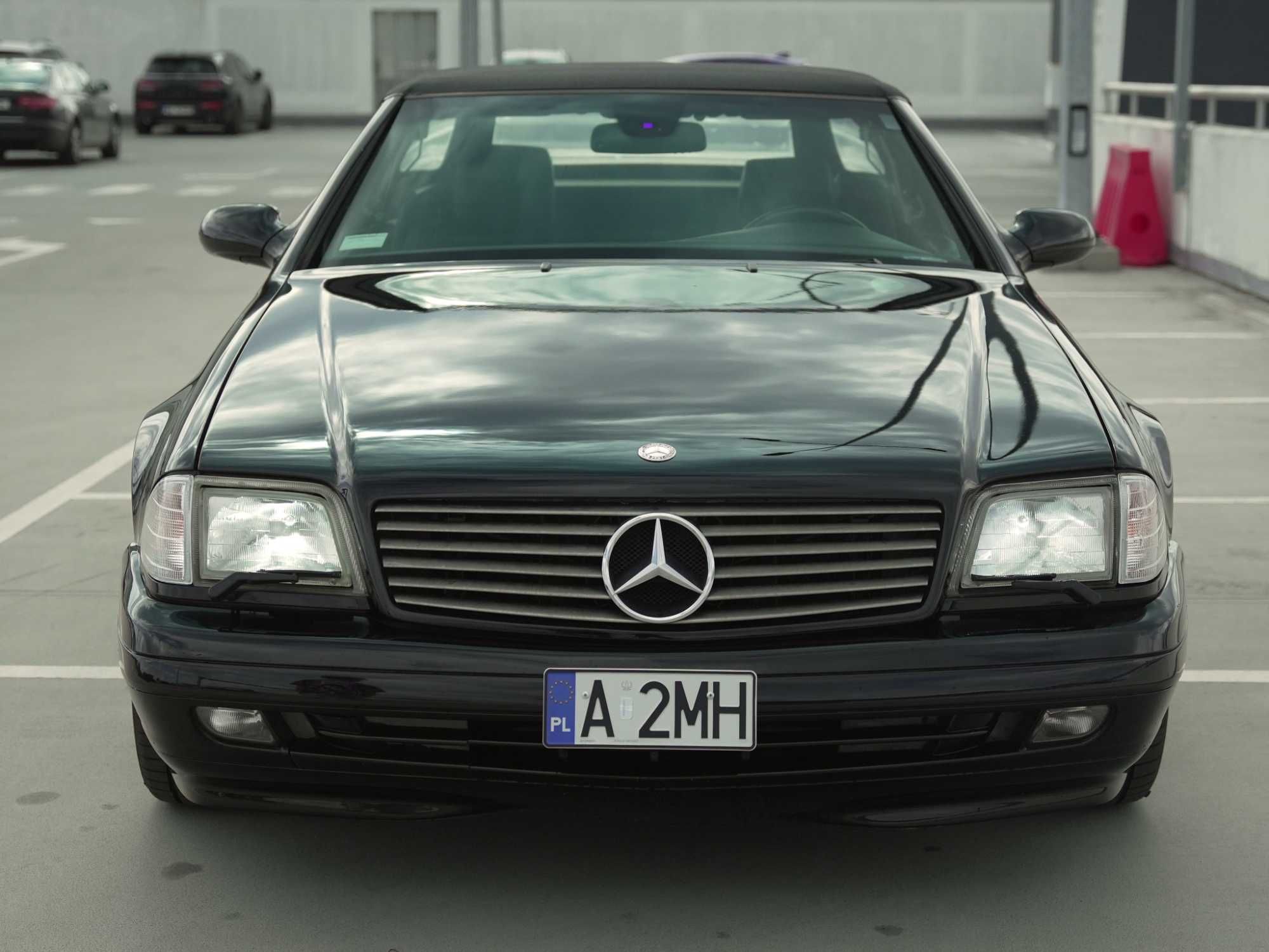Mercedes-Benz SL Mercedes SL500 czarny, niski przebieg, zadbany
