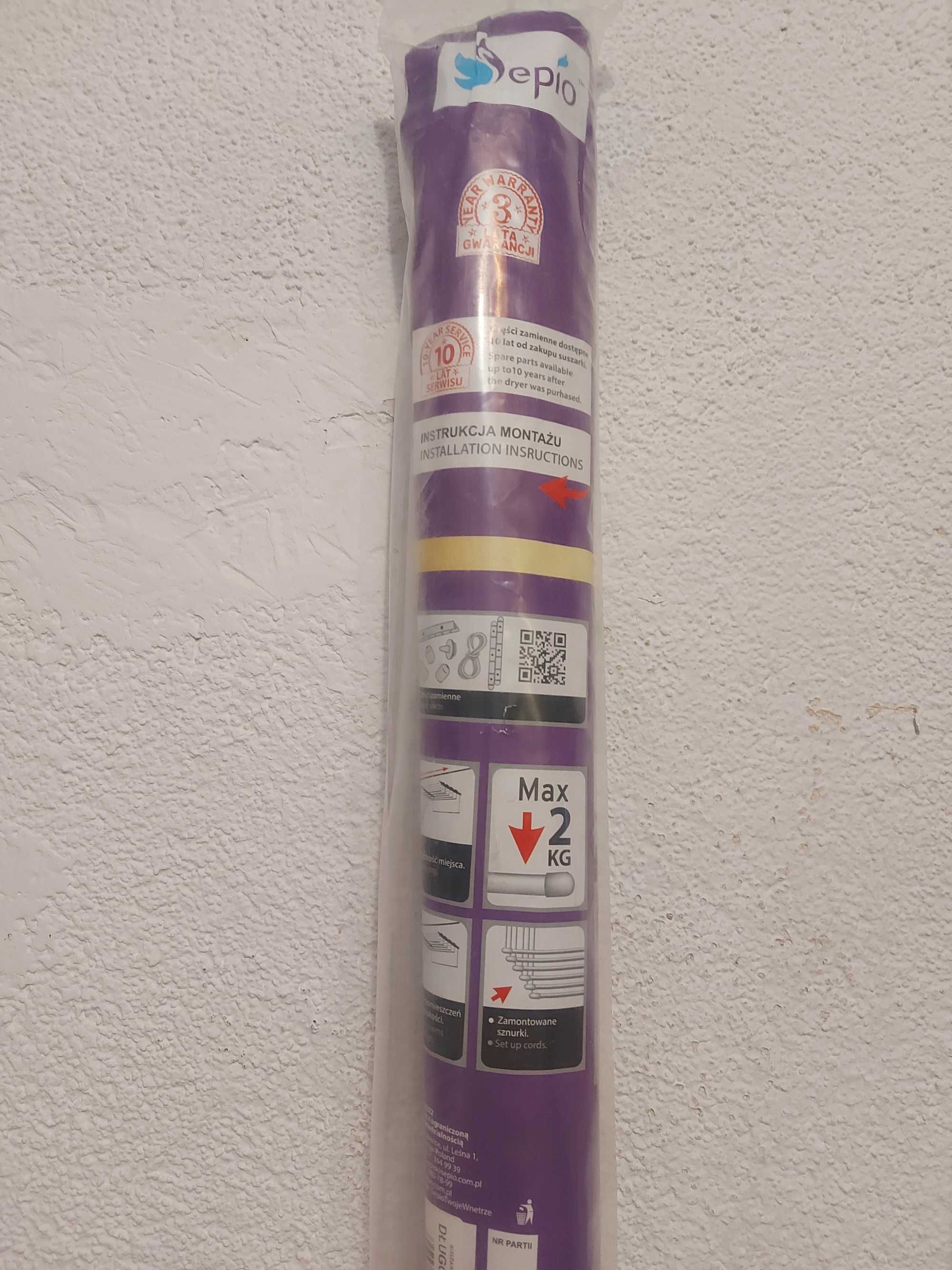 Suszarka sufitowa 120cm