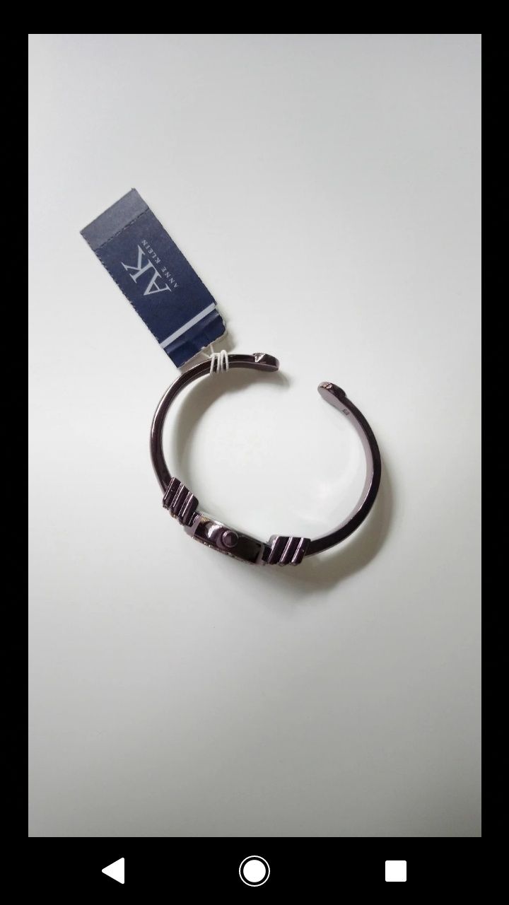 Zegarek z kryształami Swarovskiego i miedzianą tarczą Anne Klein z USA