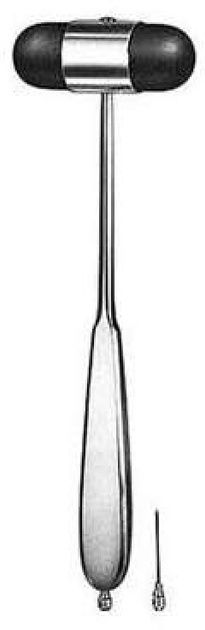 Молоток неврологічний з голкою та пензликом