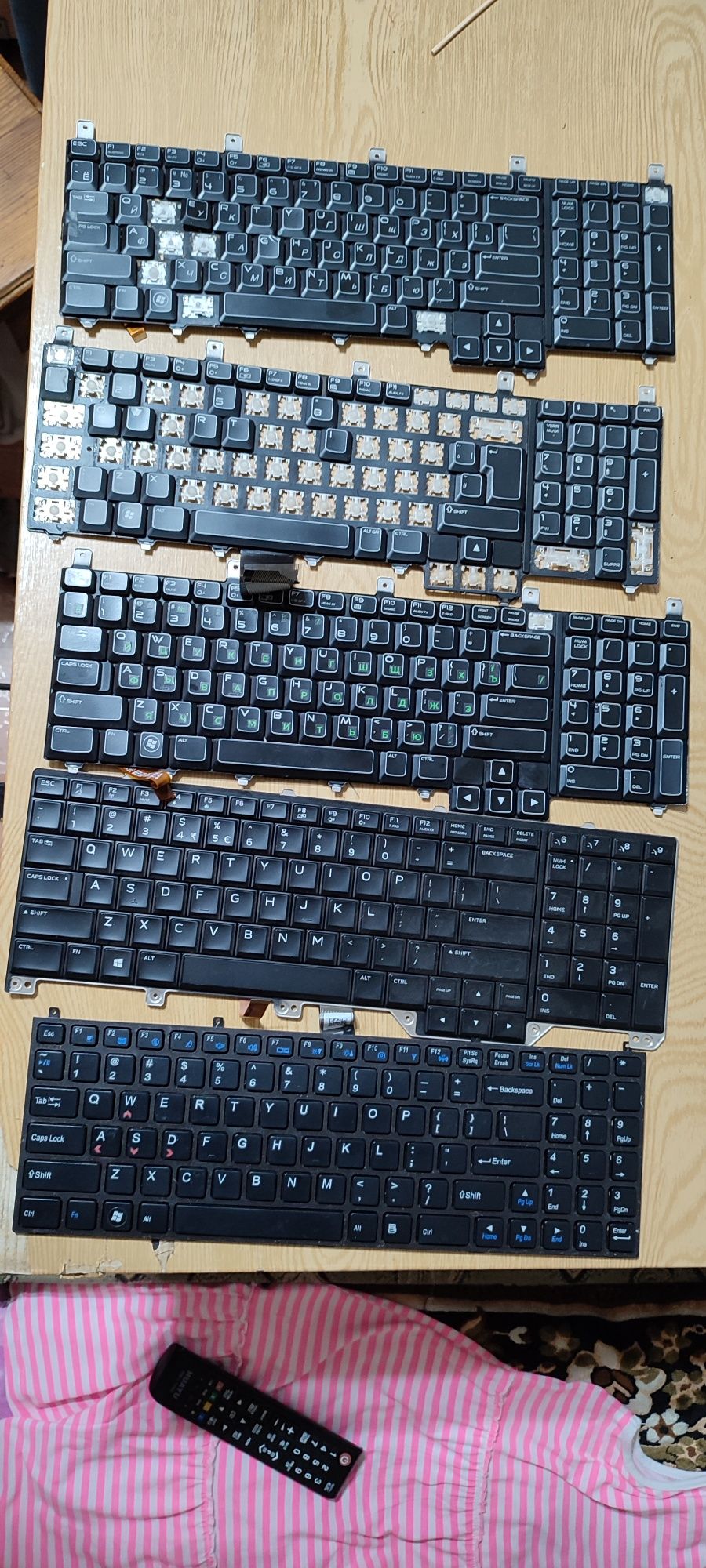 Клавіатури для ноутбуків Alienware R1,R2,R3.