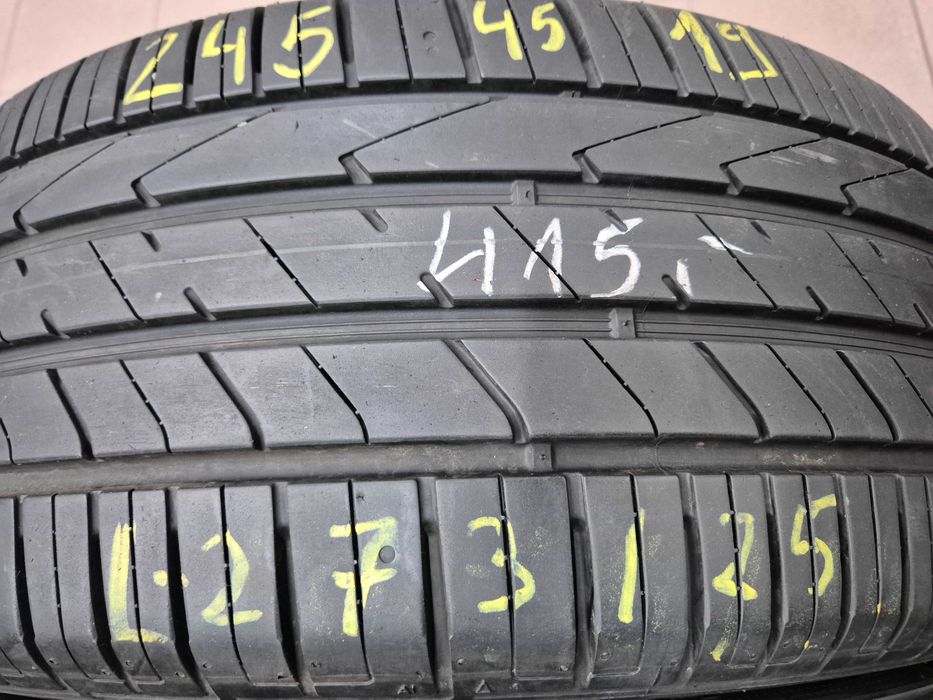 245/45r19 (L273/25)007 2szt 6,5/7mm Ventus S1 Evo 2 HANKOOK LETNIE