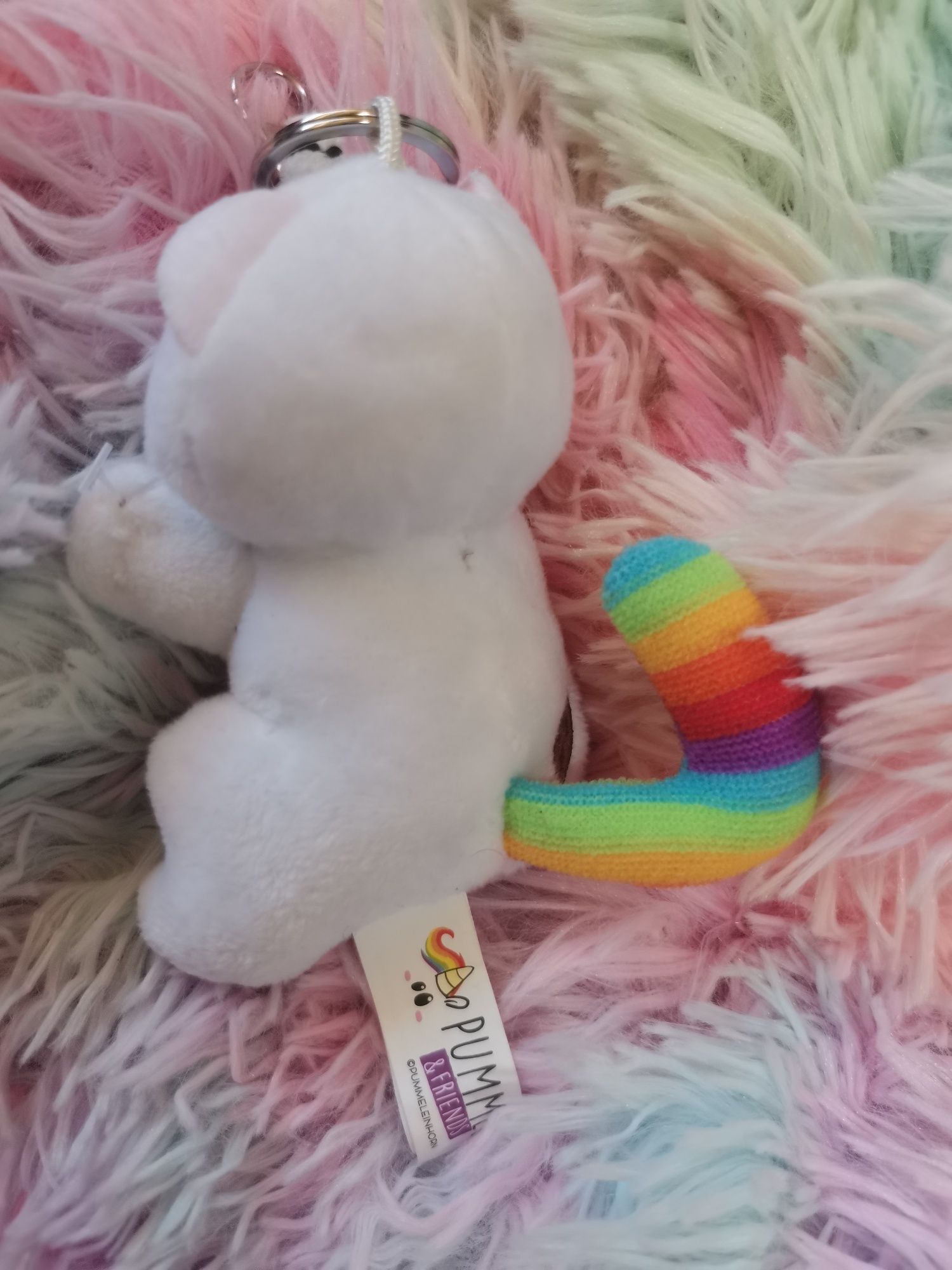 Pummel unicorn słodka maskotka brelok kotorożec kot jednorożec