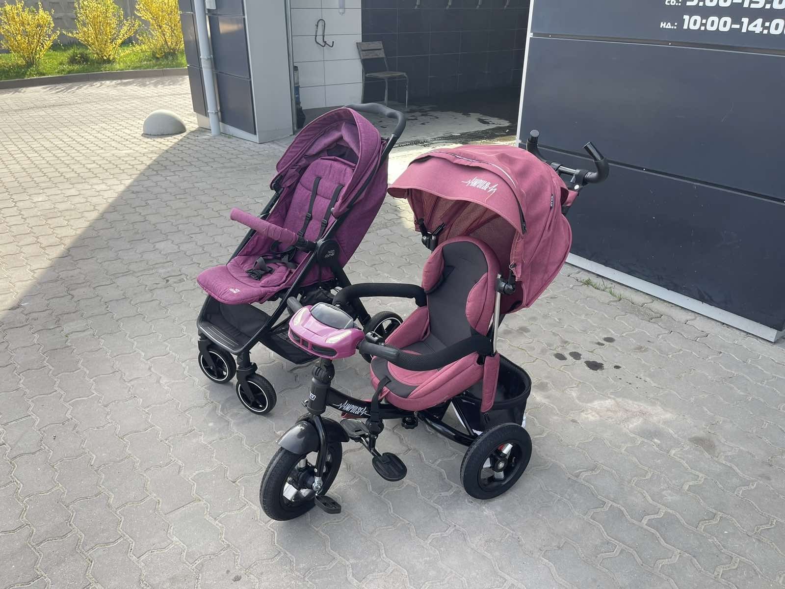 Прогулянкова коляска Britax Römer B-Agile M (Cherry Wine