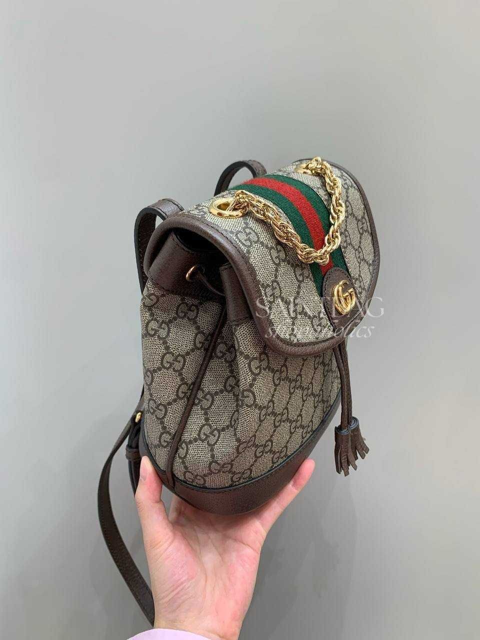 Под заказ рюкзак Gucci Ophidia Гучи Офидия текстиль натуральная кожа